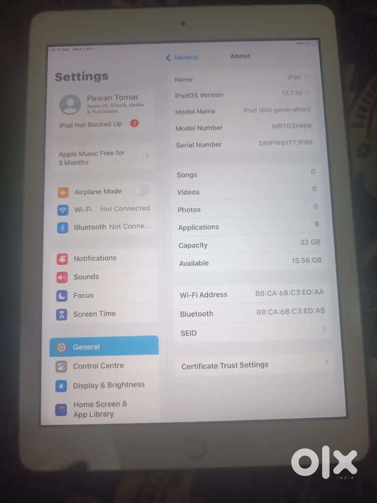 Ipad 6th generation