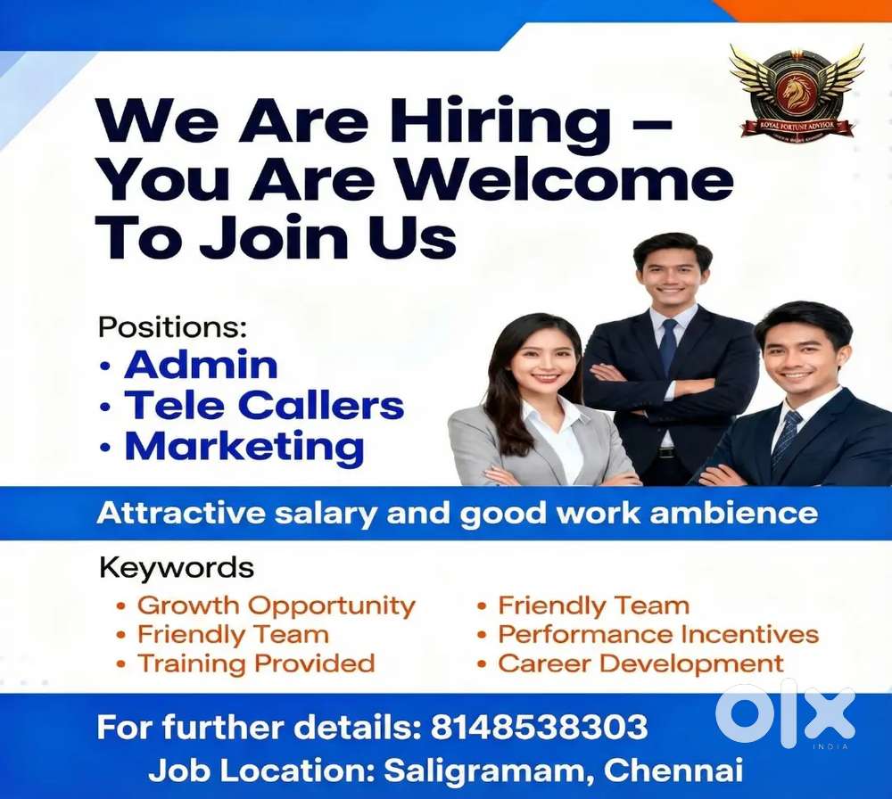 Admin & marketing jobs