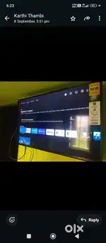 Sony new x 75 4k 43 inch good condition