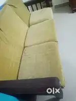 Wood sofa good condition