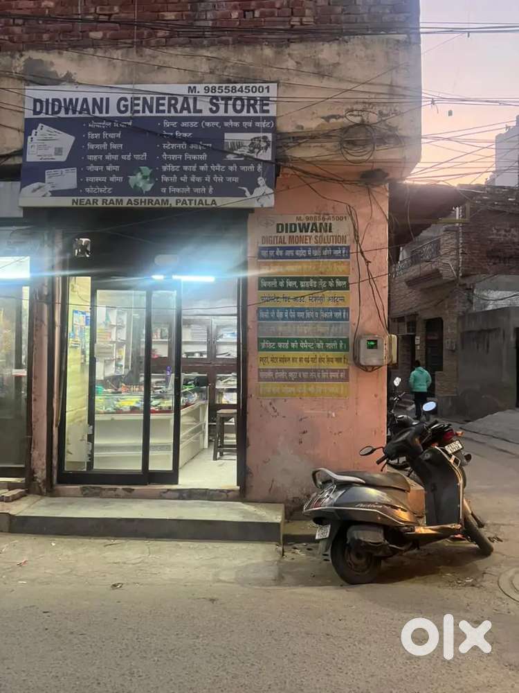 Corner Shop for Sale, Near CIA staff Patiala  13 sq yard  11.4  × 10.6