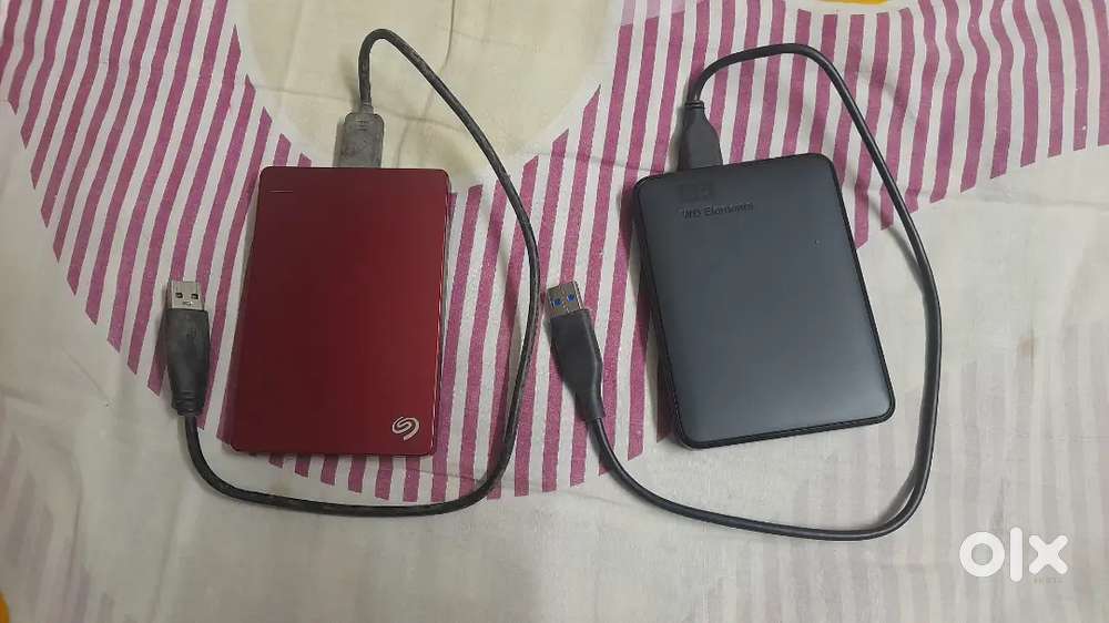 Seagate Backup Plus 2TB + WD Elements 2TB External HDD+ 150 Games