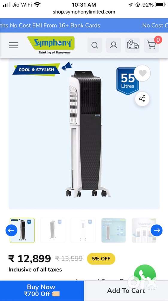Symphony cooler Touch Screen 55 deit 3d