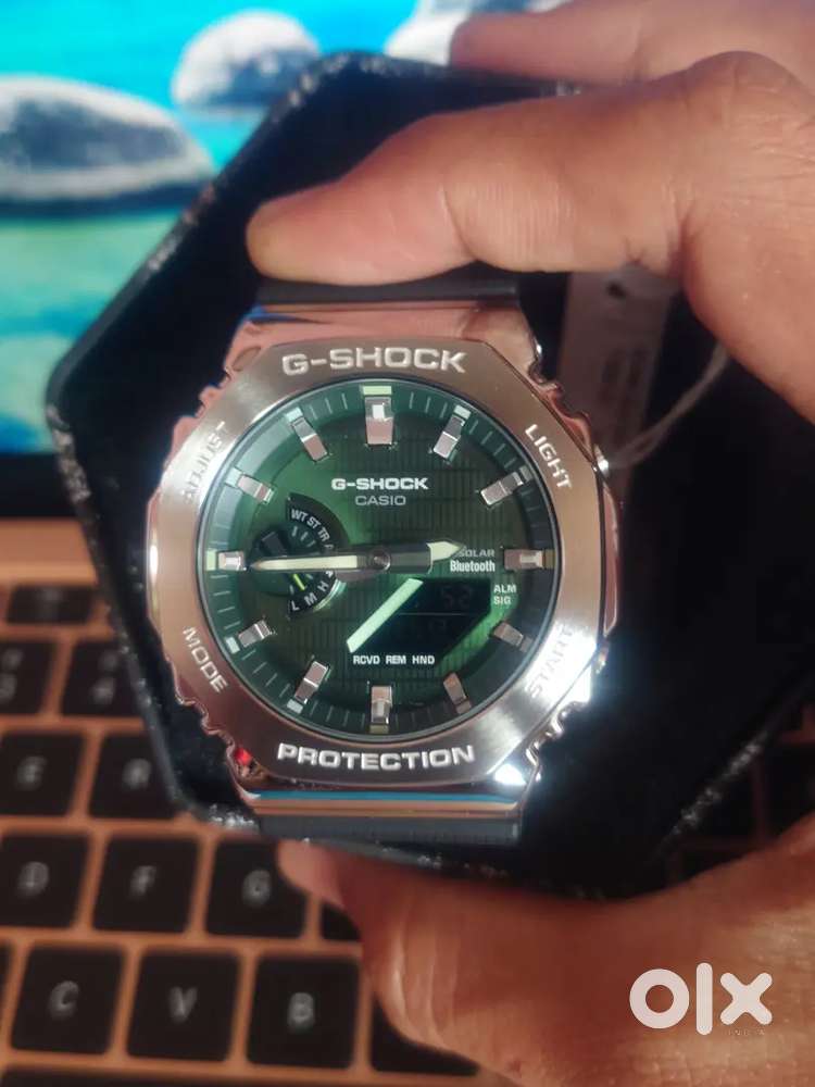 Casio G Shock GBM-2100A-1A3DR Bluetooth Analog-Digital Green watch