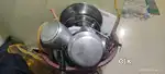 Gas stove and cooking set