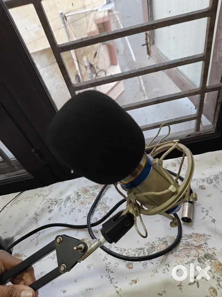 Microphone and usb audio interface