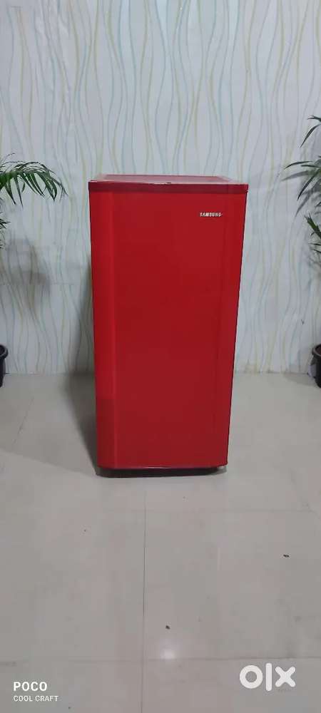 Samsung 5 Star 190 litres red colour Single Door Fridge, best working