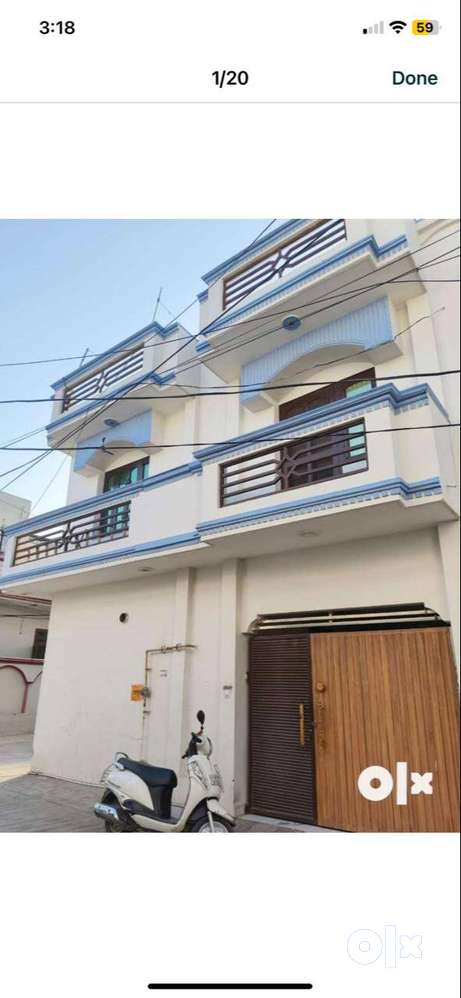 2 BHK Floor for Rent with Open Terrace Near District Court & govt ofc