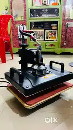 Heat press machine for T-shirt printing