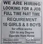 WORK FROM HOME :- 10 PERSON REQUIRED