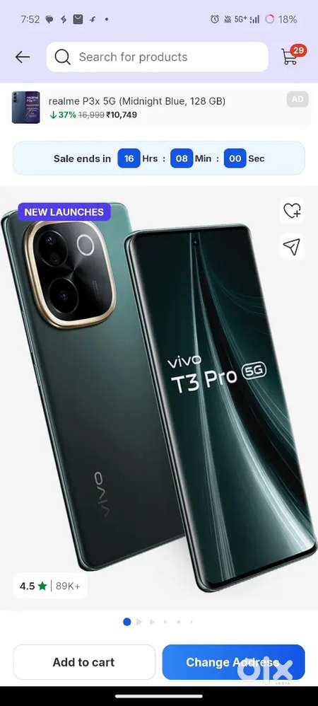 T3x pro 8gb 128 4 month use