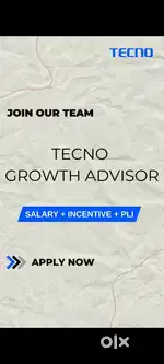 URGENT HIRING , TECNO MOBILE SALES IN BIG DIGITAL COUNTER