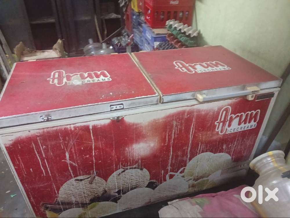 Commercial Fridge and Teak wood wooden bero for sale