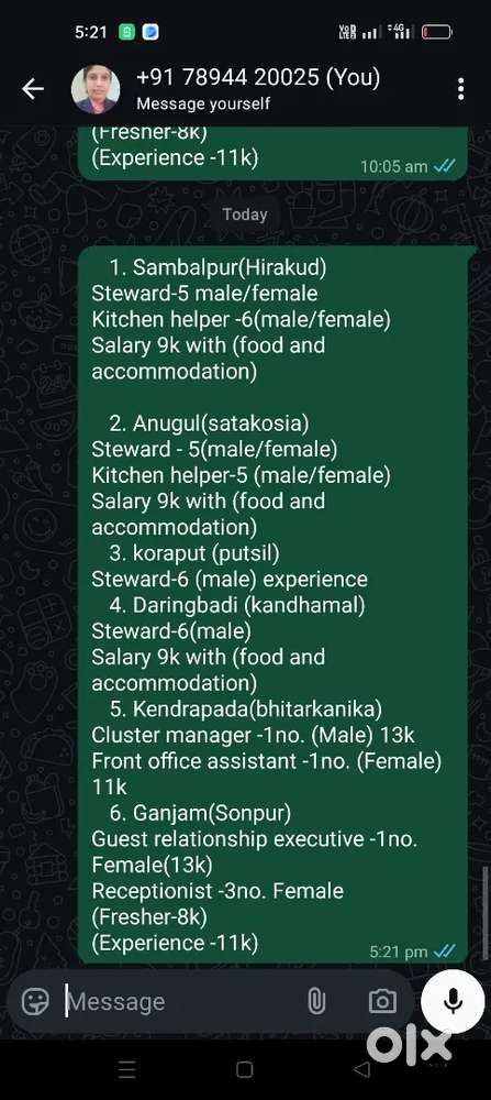 Kitchen helper and steward