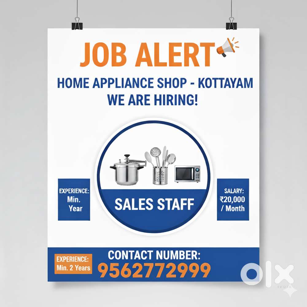 Sales staff job