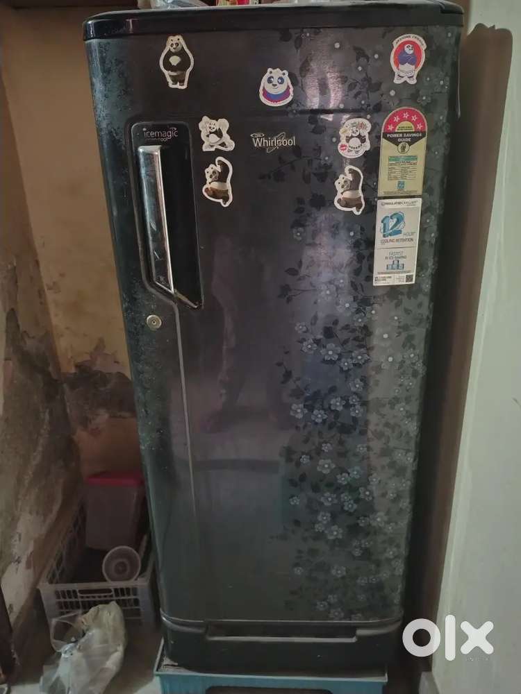 Single Door Fridge Blue Colour