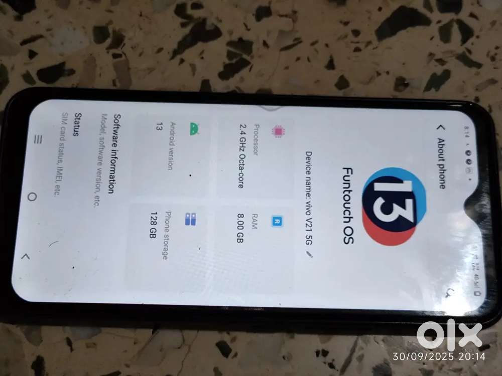 VIVO V21 Brand new condition