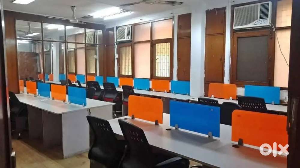 2Director Cabin+24Seats.Fully Furnished Office For Rent Near Metro.