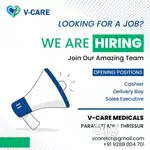 Cashier, sales, delivery boy