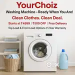 YourChoiz offers a reliable and powerful front load washer.