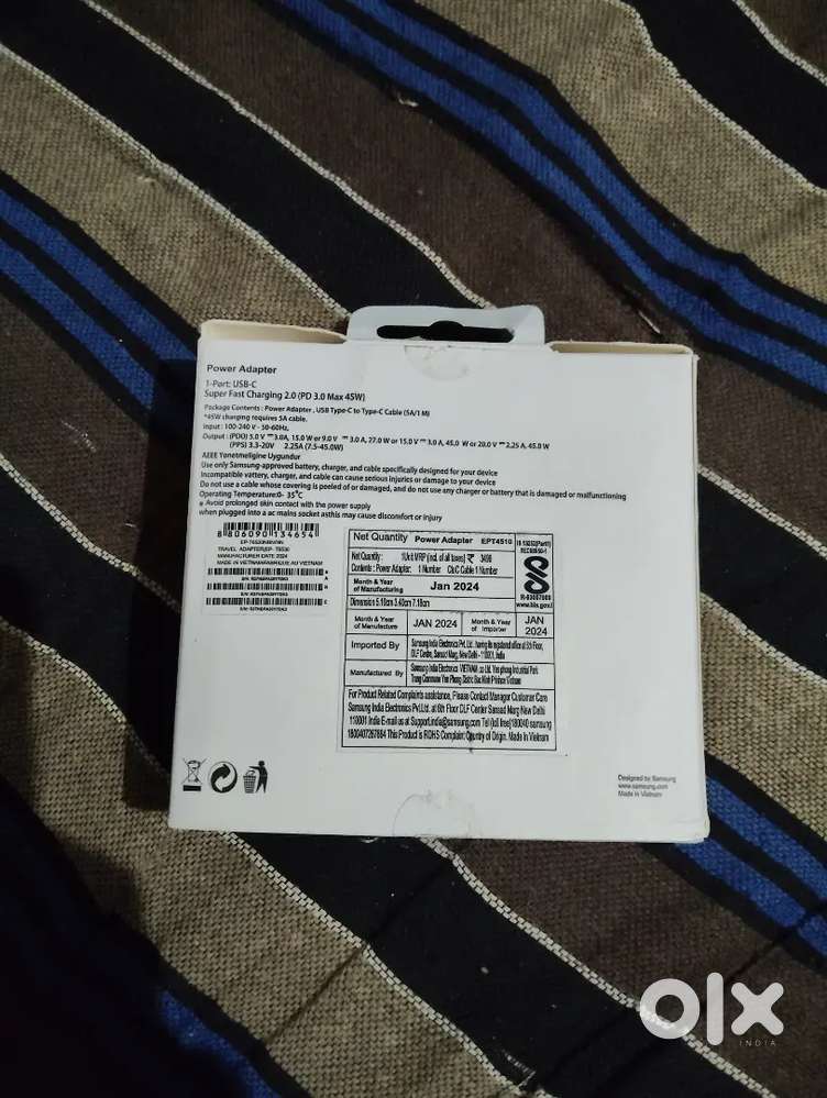 Samsung original charger