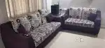 Sofa 3+2 with corner table and teapoy