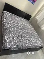 Double bed with mattress