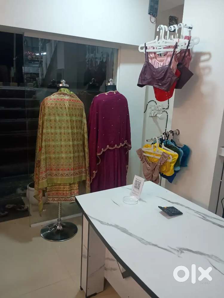 Ladies Boutique fully furnished