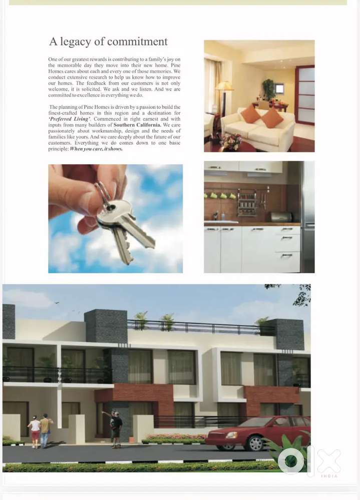 3BHk villa for sale in pine home Dhakoli.