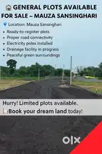 General plots for sale prime location of sansinghari