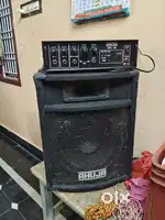 Amplifier 12 inth ahuja speaker and wireless mic
