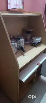 Computer wooden table