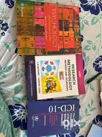 Psychology books - Baron, ICD-10 and Research methdology (Kothari)