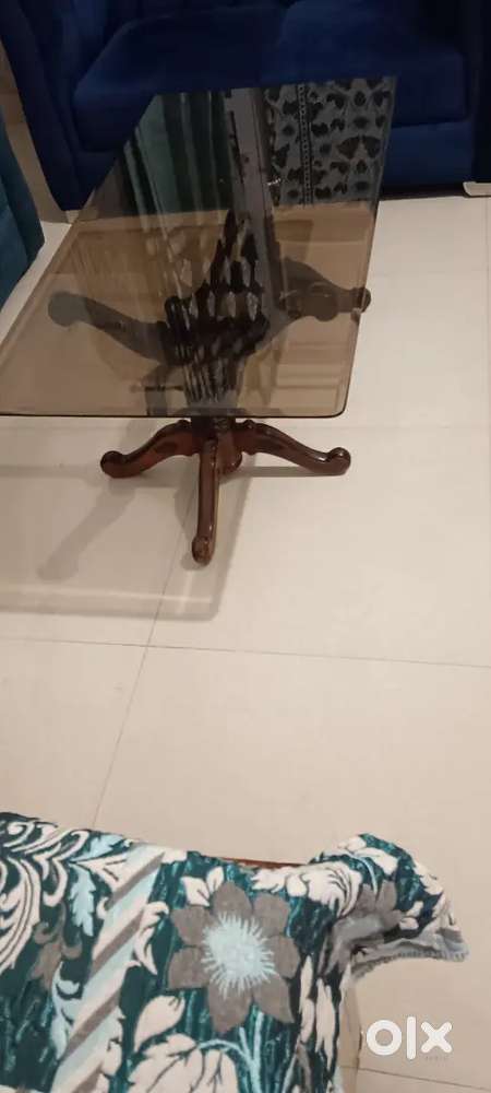 Double bed centre table dressing table