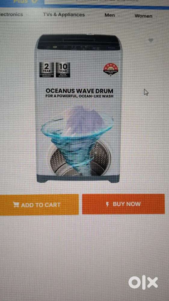 New washing machine want to sale