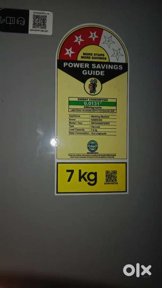 Brand new samsung washing machine