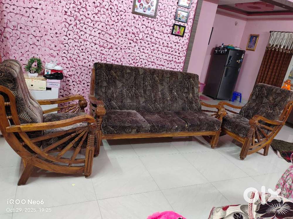 3 plus 2 sofa with chairs set for sale