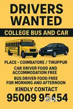 Wanted Car and bus driver