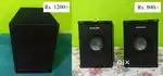 JVC Subwoofer  And Keltron Satelite Woofer Speaker