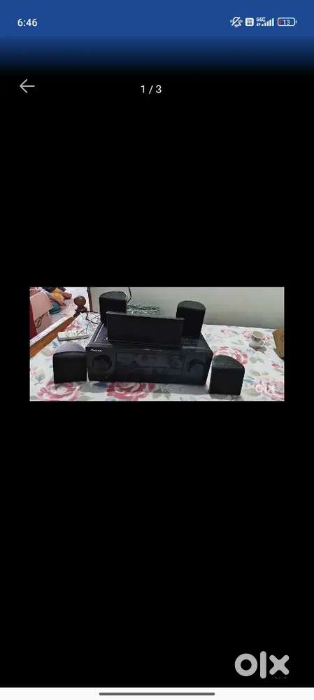 Pioneer htp-074 av receiver home theater