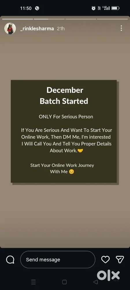 Work from home /We Need Serious People