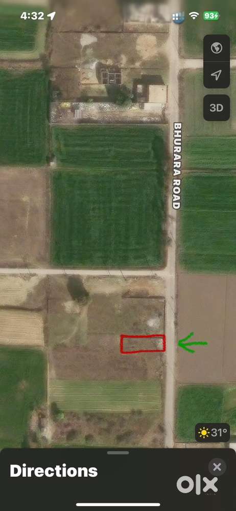 Plot For Sale 5 Marle (17 by 80) Bhurare Road Chamkaur Sahib