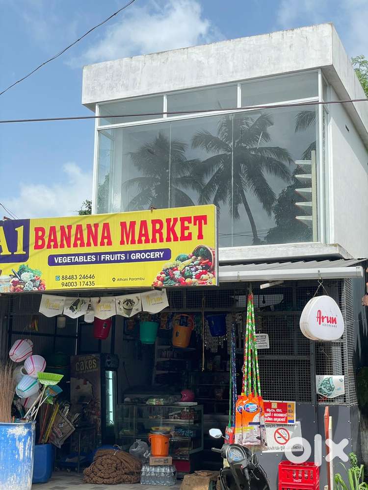 Commercial building shop for sale at Olavakkod railway colony