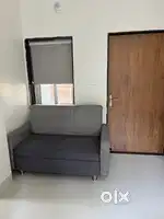 1bhk with well furnished with walking closet and huge closed balcony.