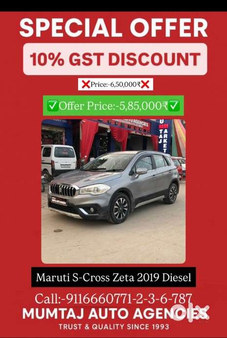 Maruti Suzuki S-Cross 1.5 Zeta, 2019, Diesel