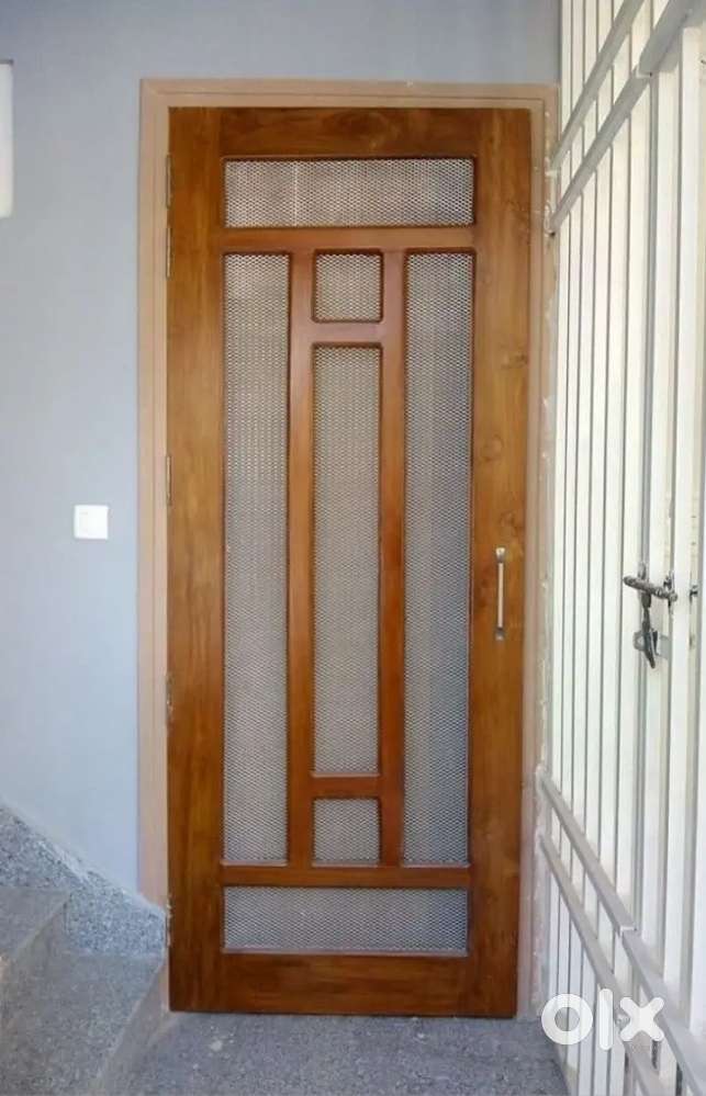 Best quality teak wood jali door and windows only 349/- sq.ft EMI plan
