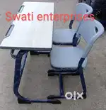 New durable and stylish table chair set school furniture