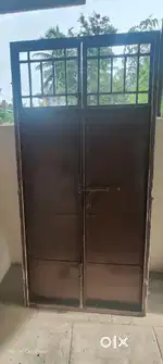 New steel safety door