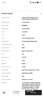 Hp laptop for sale, just one month old...