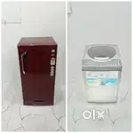 Godrej flower marron 5star rating single door and IFB top load latest